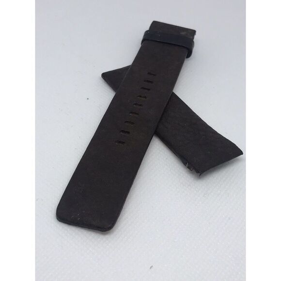 Fossil Brown Leather Watch Band Strap Bracelet 24mm - H22 - Picture 3 of 3